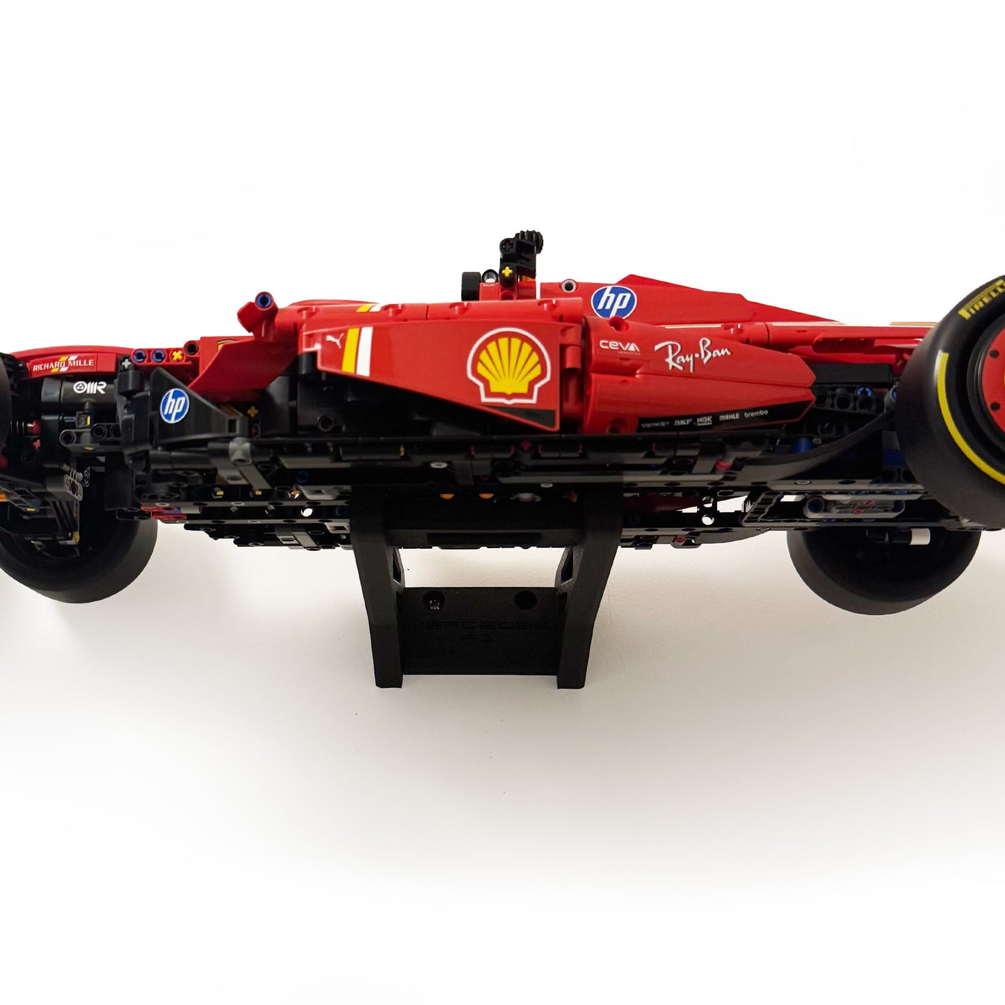 Angled Wall Mount for LEGO® Technic Ferrari SF-24 F1 Car (42207)