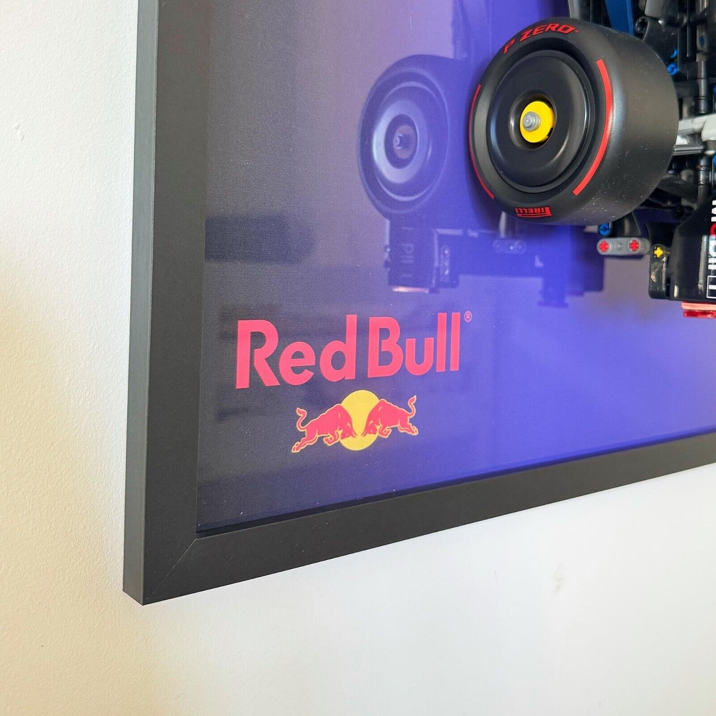 Premium Acrylic Wall Display PACK 2 IN 1 for LEGO® Red Bull + Ferrari SF-24 F1