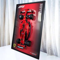 Premium Acrylic, Wood Wall Display for LEGO® Red Bull + Ferrari + AMG + McLaren